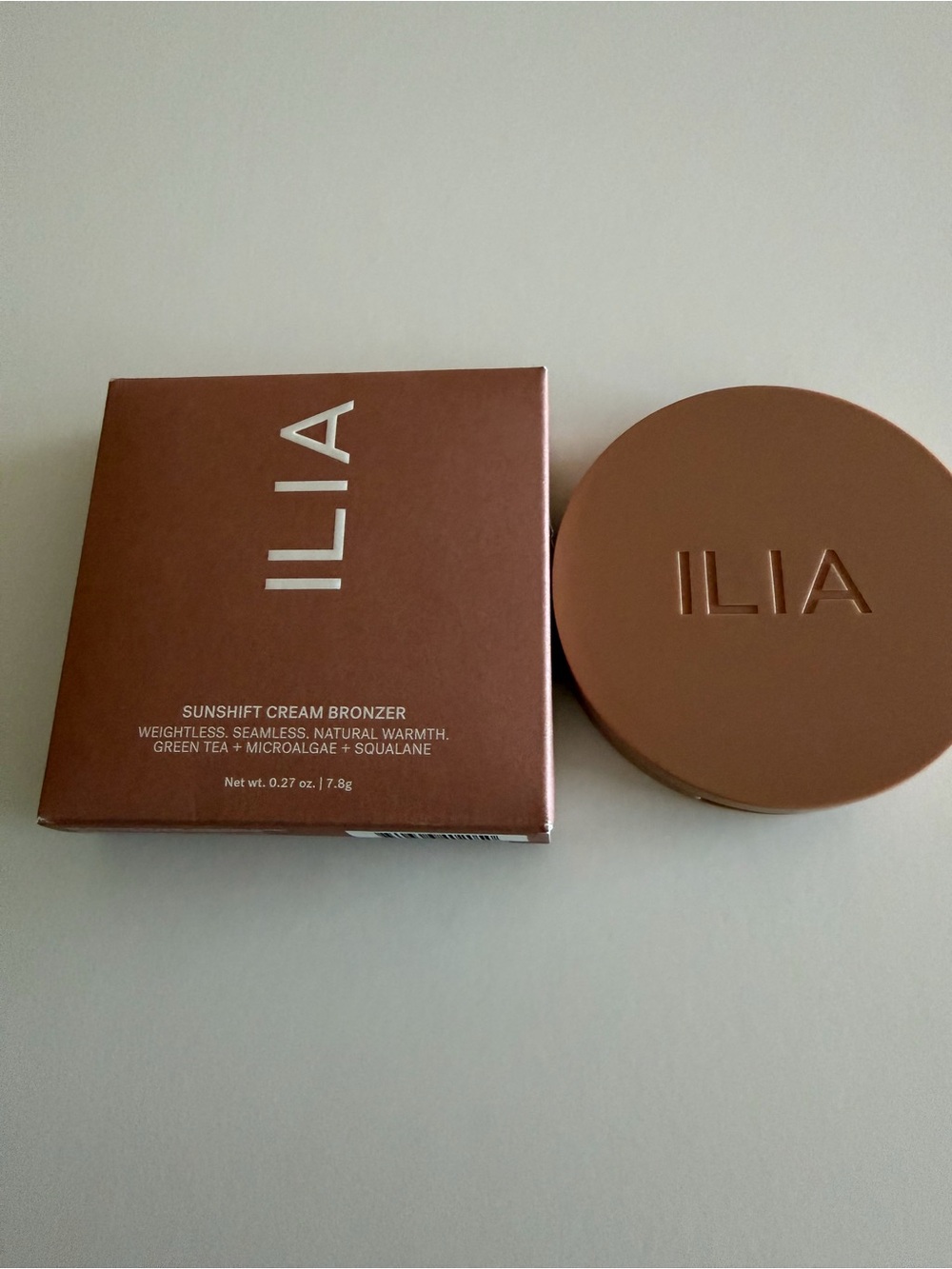 ILIA Sunshift Cream Bronzer - swatched once